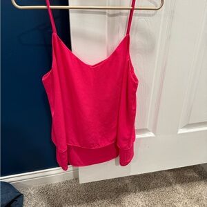 Maurices Vibrant Pink Chiffon Top